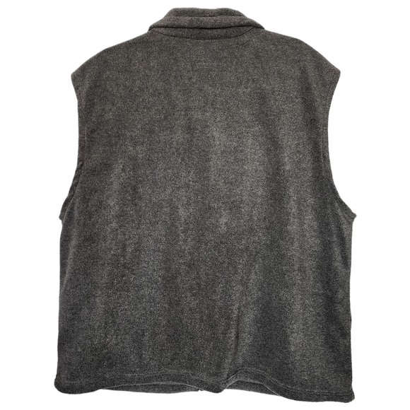 Columbia Sportswear Men's Dark Gray Fleece Zip-Up Vest Size XL - Picture 4 of 5